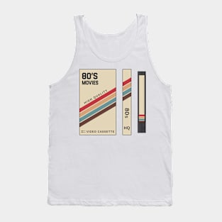 Retro 80s Movies VHS Tank Top